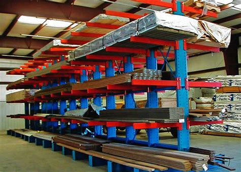 cantilever sheet metal rack|cantilever rack for steel plate.